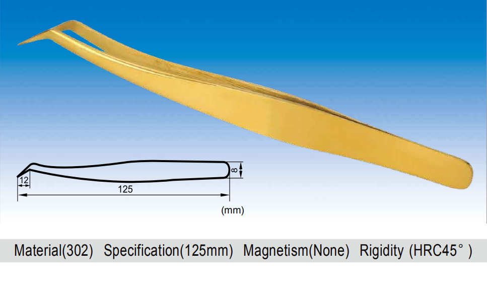 EAGLE Super Steel Tweezer / Anti-magnetic / Ultra-high precision hardness and durability