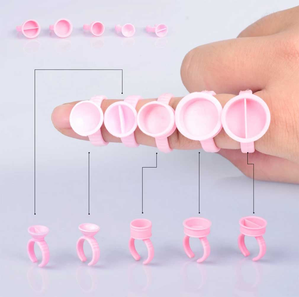 Glue Ring - 50 pieces/Bag , many shapes