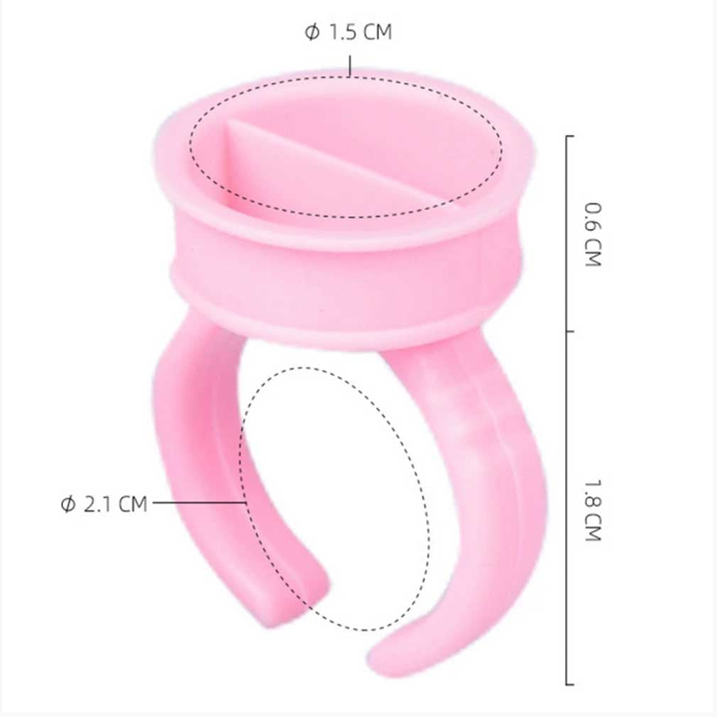 Glue Ring - 50 pieces/Bag , many shapes