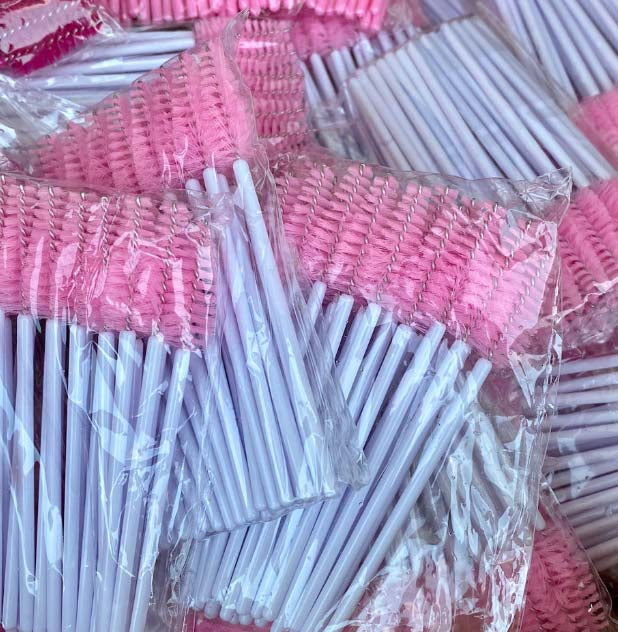 Drop-shaped head brush 25 pieces/bag