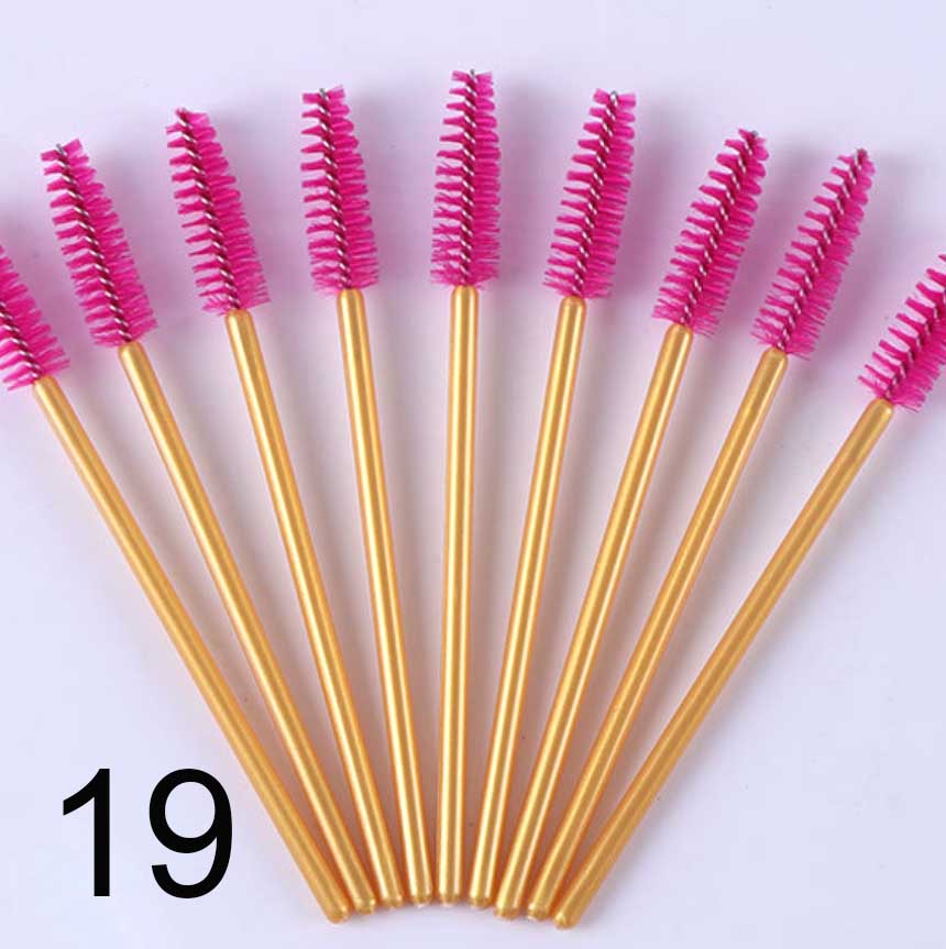 Mascara Brush 50 pieces/bag - many colors