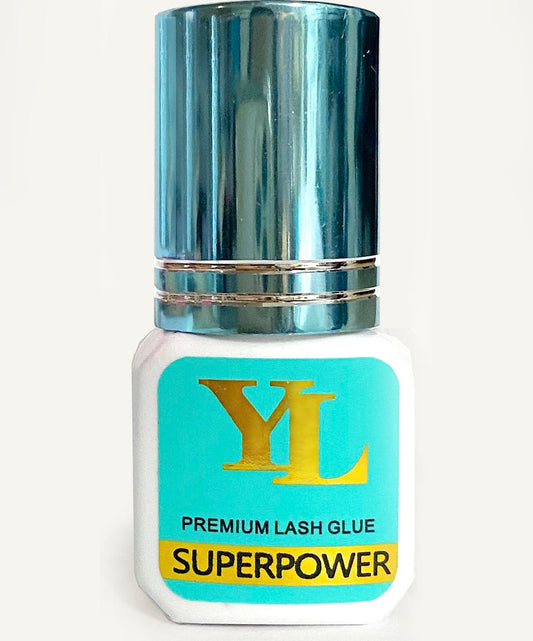 SUPERPOWER Black 0.5 to 1 Second FAST Drying EXTRA STRONG / 8 Weeks Long Retention Glue 5ml Black【Made in Taiwan】