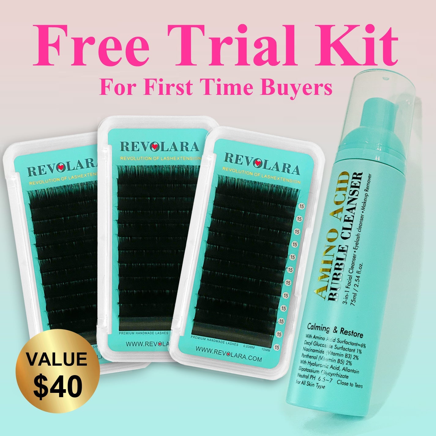 FREE SAMPLE SET Cashmere Matte FauxMink Deep Black Lashes 3 Trays【First Time Buyer ONLY 】