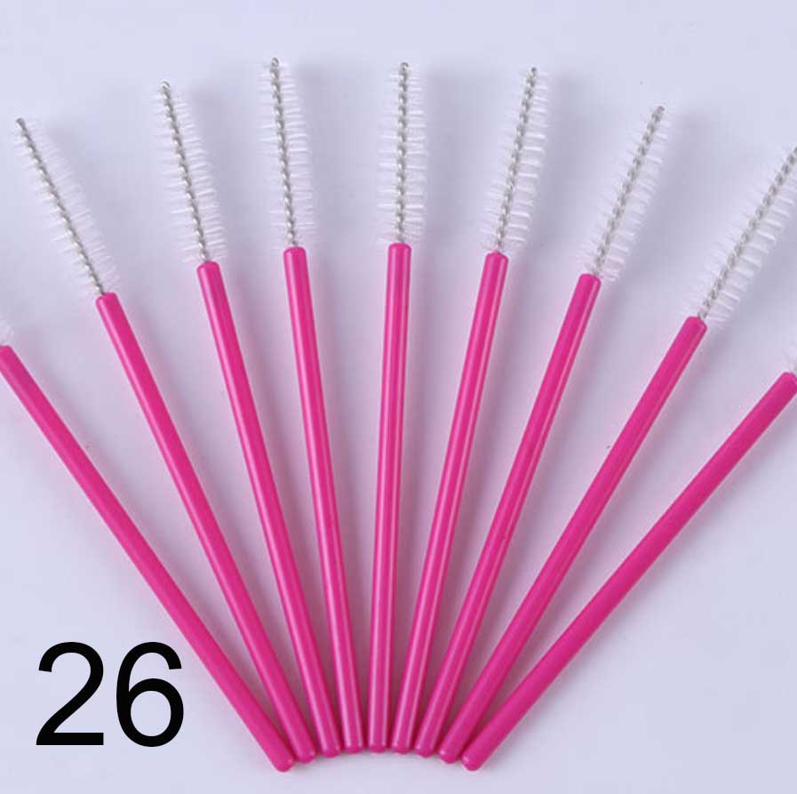 Mascara Brush 50 pieces/bag - many colors