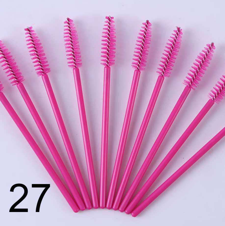 Mascara Brush 50 pieces/bag - many colors