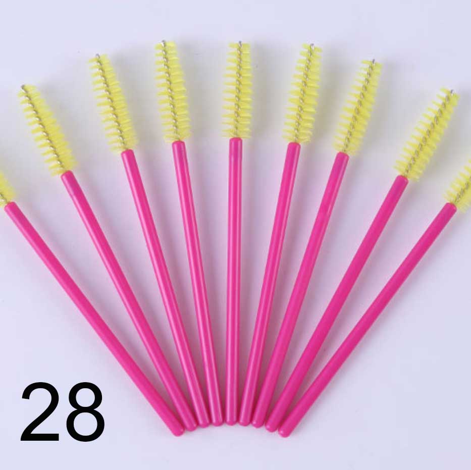 Mascara Brush 50 pieces/bag - many colors