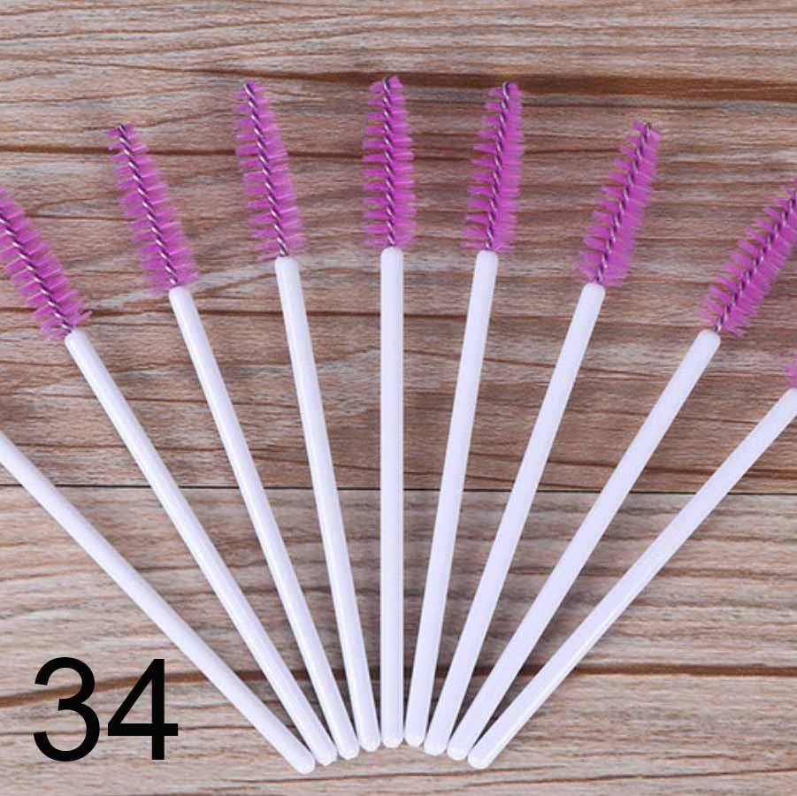 Mascara Brush 50 pieces/bag - many colors