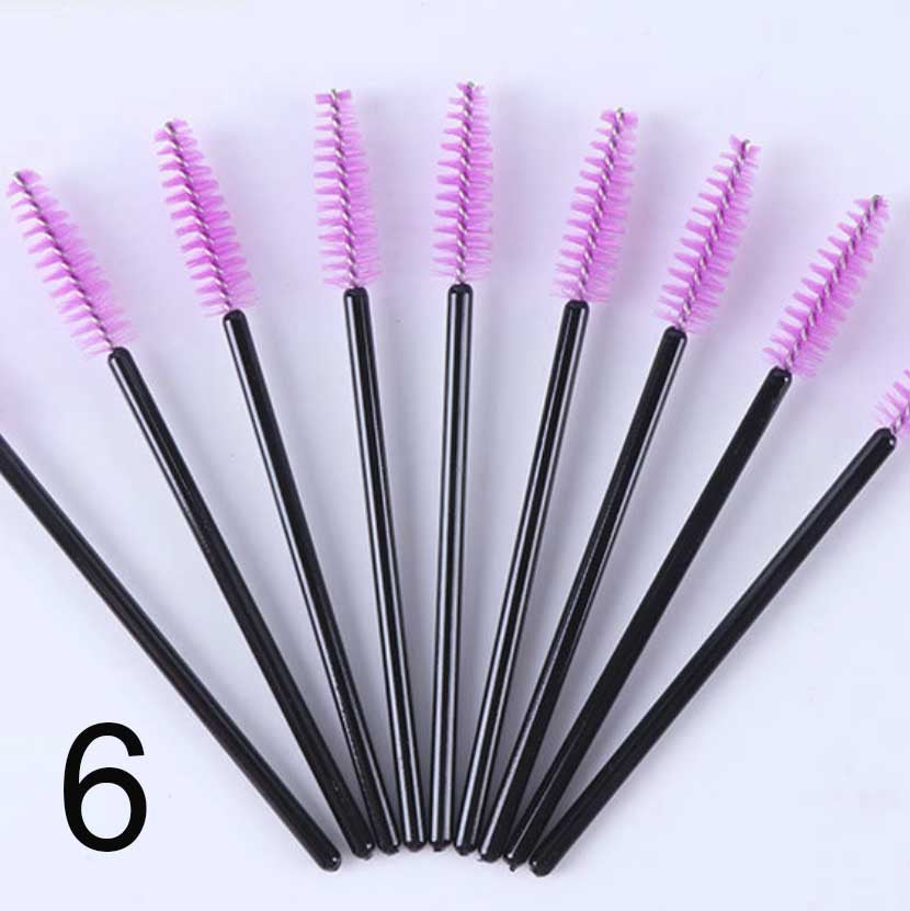 Mascara Brush 50 pieces/bag - many colors