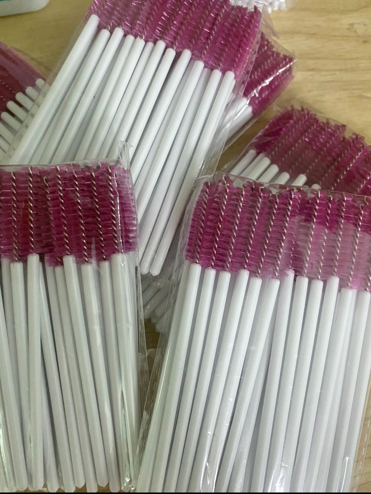 Mascara Brush 50 pcs/bag - many COLORS