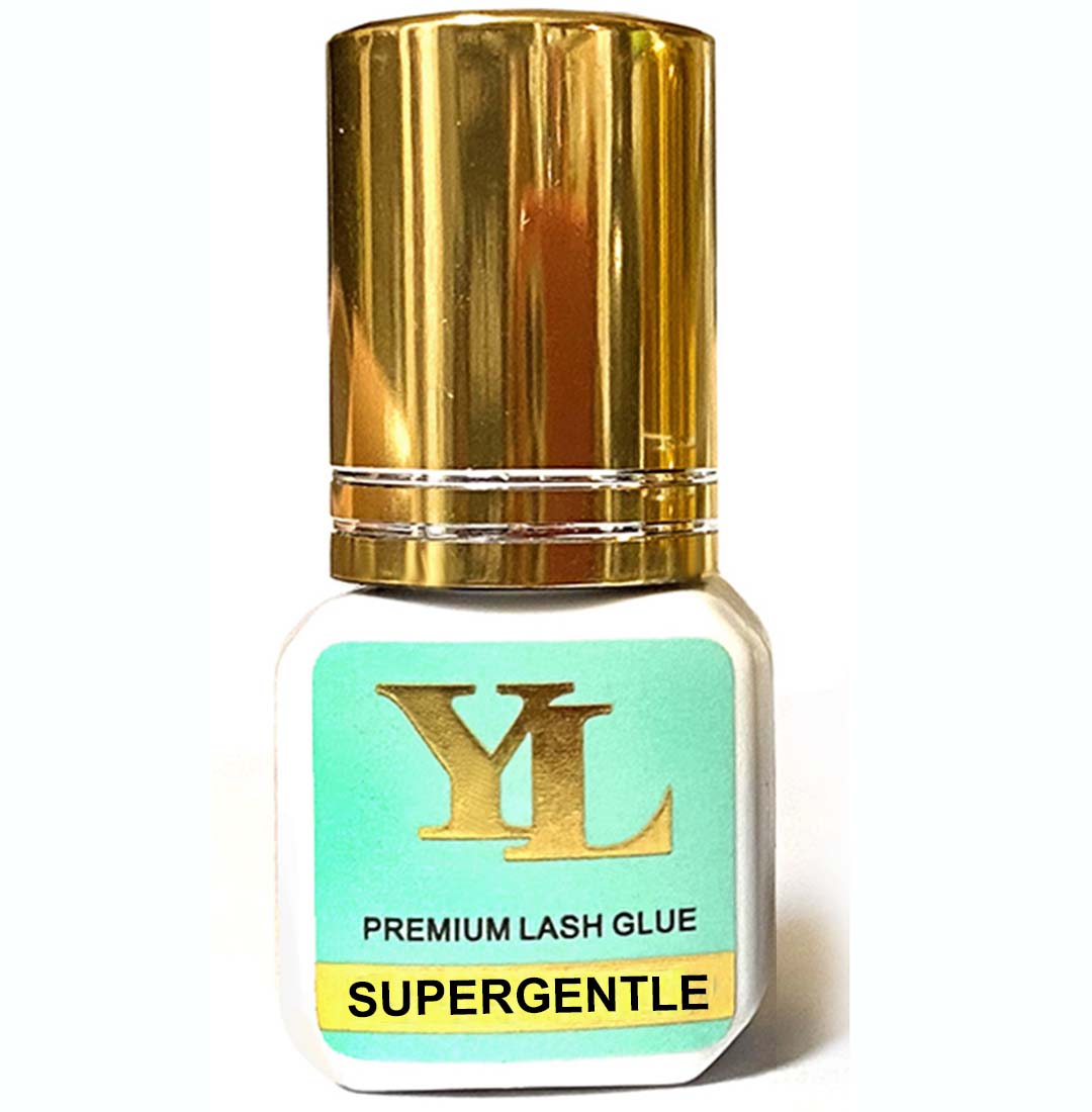 SUPER GENTLE Lash Glue- 1 to 2 Second Fast Drying -NO Smell Eyelash Extension Adhesive 5 ml Black