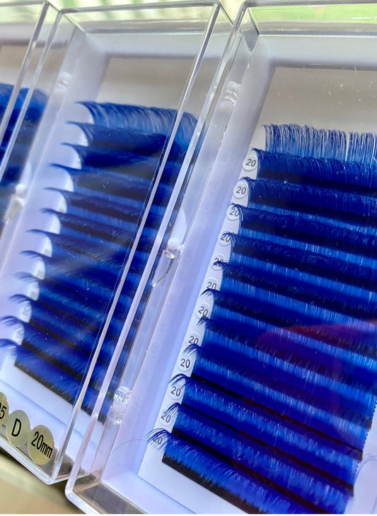 0.05mm Navy Blue Color Lash extension Tray