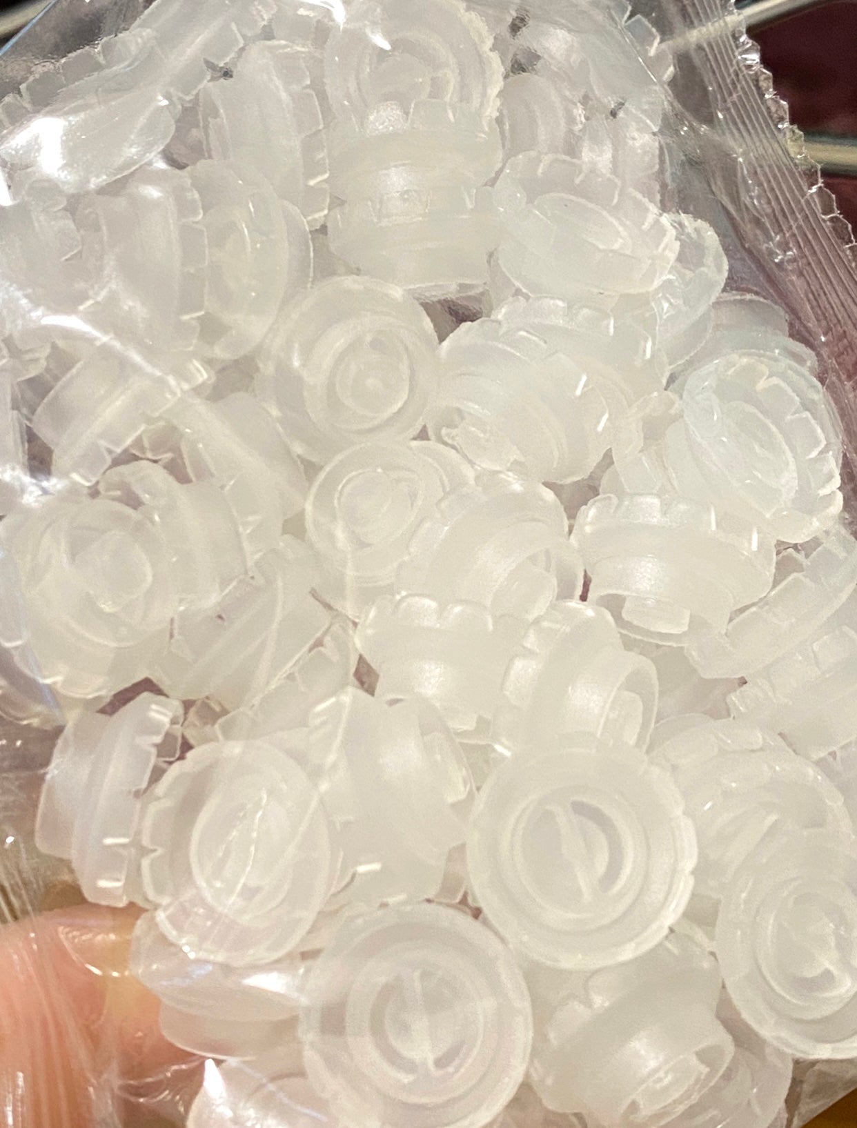 Glue Ring /many shapes - 100 pieces/pack ,