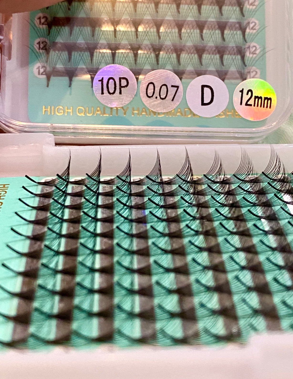 10D Slim/Sharp/Pointy Root Medium Stem Premade Fans 16 lines NO-Logo 160 fans【Sale】