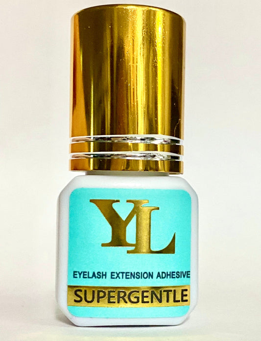 SUPER GENTLE - 1 to 2 Second Fast Drying -NO Smell Eyelash Extension Adhesive 5 ml Black