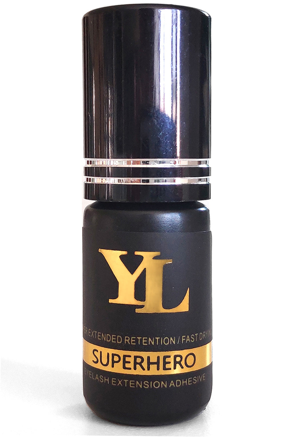 SUPERPOWER Black 0.5 to 1 Second FAST Drying EXTRA STRONG / 8 Weeks Long Retention Glue 5ml Black【Made in Taiwan】