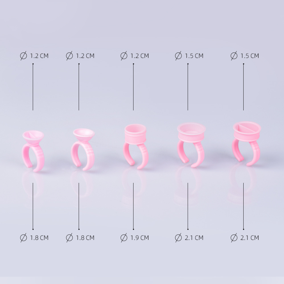 Glue Ring /many shapes - 100 pieces/pack ,