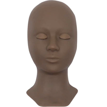 Eyelash Extensions Mannequin Head and Eyelids Training Combo Pack