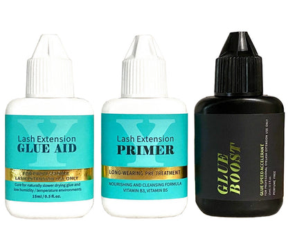 Lash Glue BOND, Glue Speed Accelerant/ Booster- Apply on lashes after extension【with Vitamin B3 & B5】Restore+Strengthen+Anti-loss