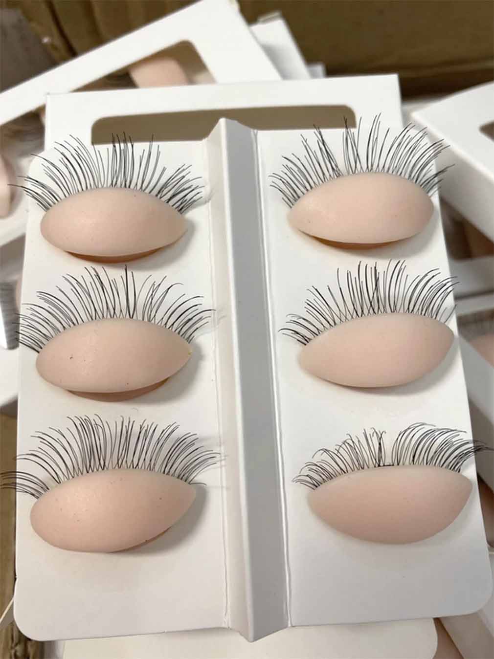 Eyelash Extensions Mannequin Head and Eyelids Training Combo Pack