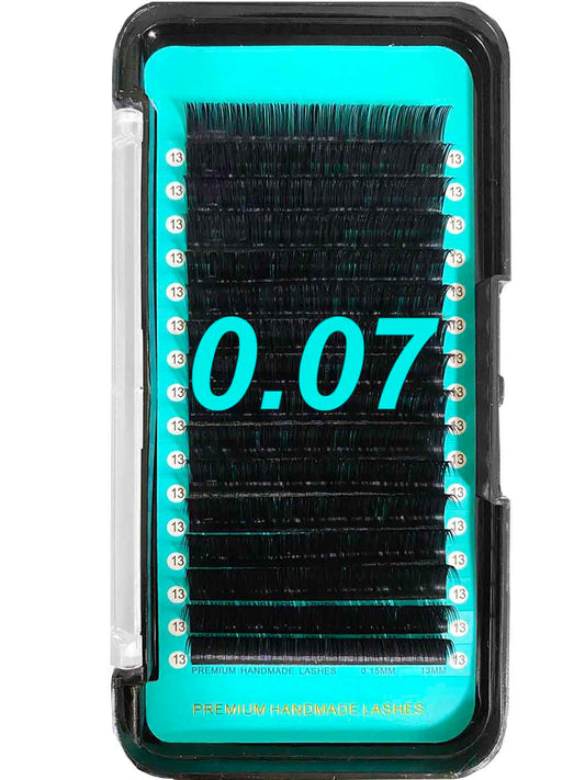 Cashmere Matte Faux Mink Deep Black Lash Extensions 【0.07mm 16-lines】【CLEARANCE SALE】