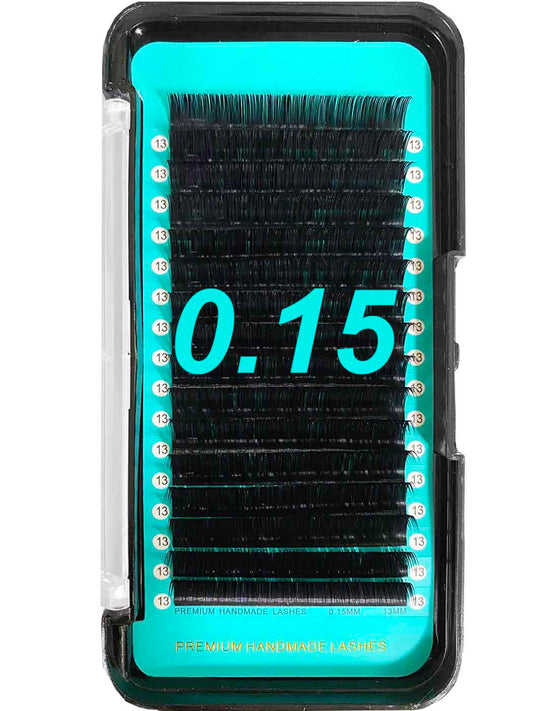 Classic Cashmere Individual Lash Extensions Classic【0.15mm 16-lines】Matte Black Lashes 【CLEARANCE SALE】