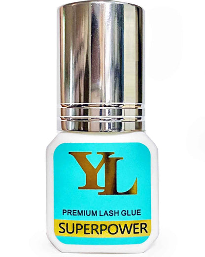 Invisible Superpower 0.5-1 Second Fast Drying -EXTRA STRONG- LONG RETENTION Eyelash Extension Adhesive CLEAR COLOR 5ml