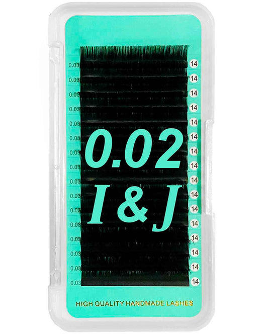 i curl & J curl Bottom Lashes Cashmere PRO Extra Matte Deep Black Lash 0.02mm【Best Quality Ever】