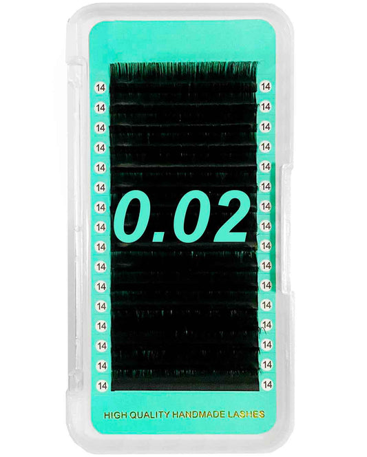 Cashmere PRO Extra Matte Deep Black Lash 【0.02 mm】16-lines - NO logo【Best Quality Ever】