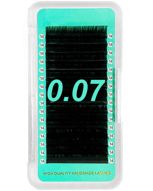 Cashmere PRO Extra Matte Deep Black Lashes【0.07mm 16-lines】【Best Quality Ever】