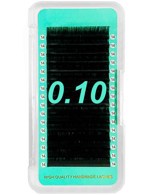 Classic Cashmere Matte Dark Black Lashes 0.10mm 16 Rows NO-logo【Best Quality Ever】