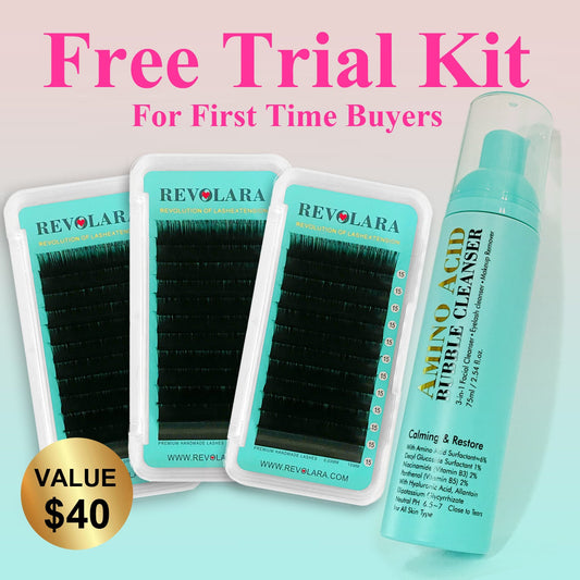 FREE SAMPLE SET Cashmere Matte FauxMink Deep Black Lashes 3 Trays【First Time Buyer ONLY 】