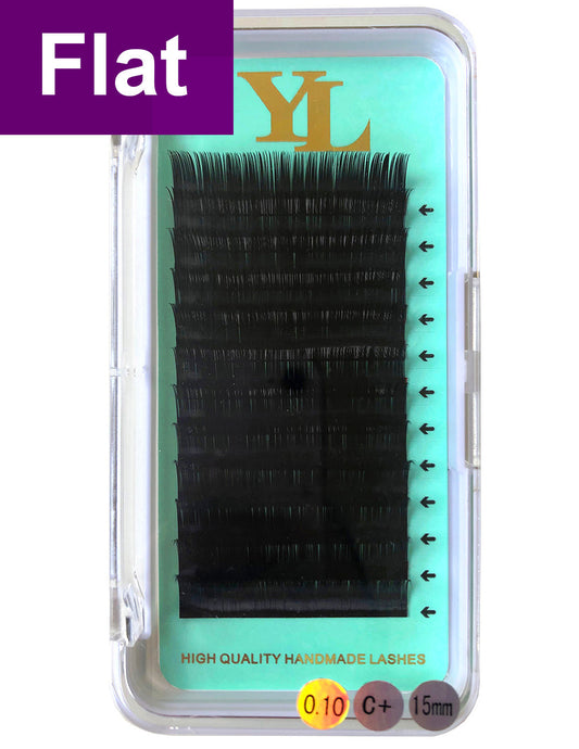 Flat Lash -Ellipse Lashes Extra Matte Dark Black - 0.20mm