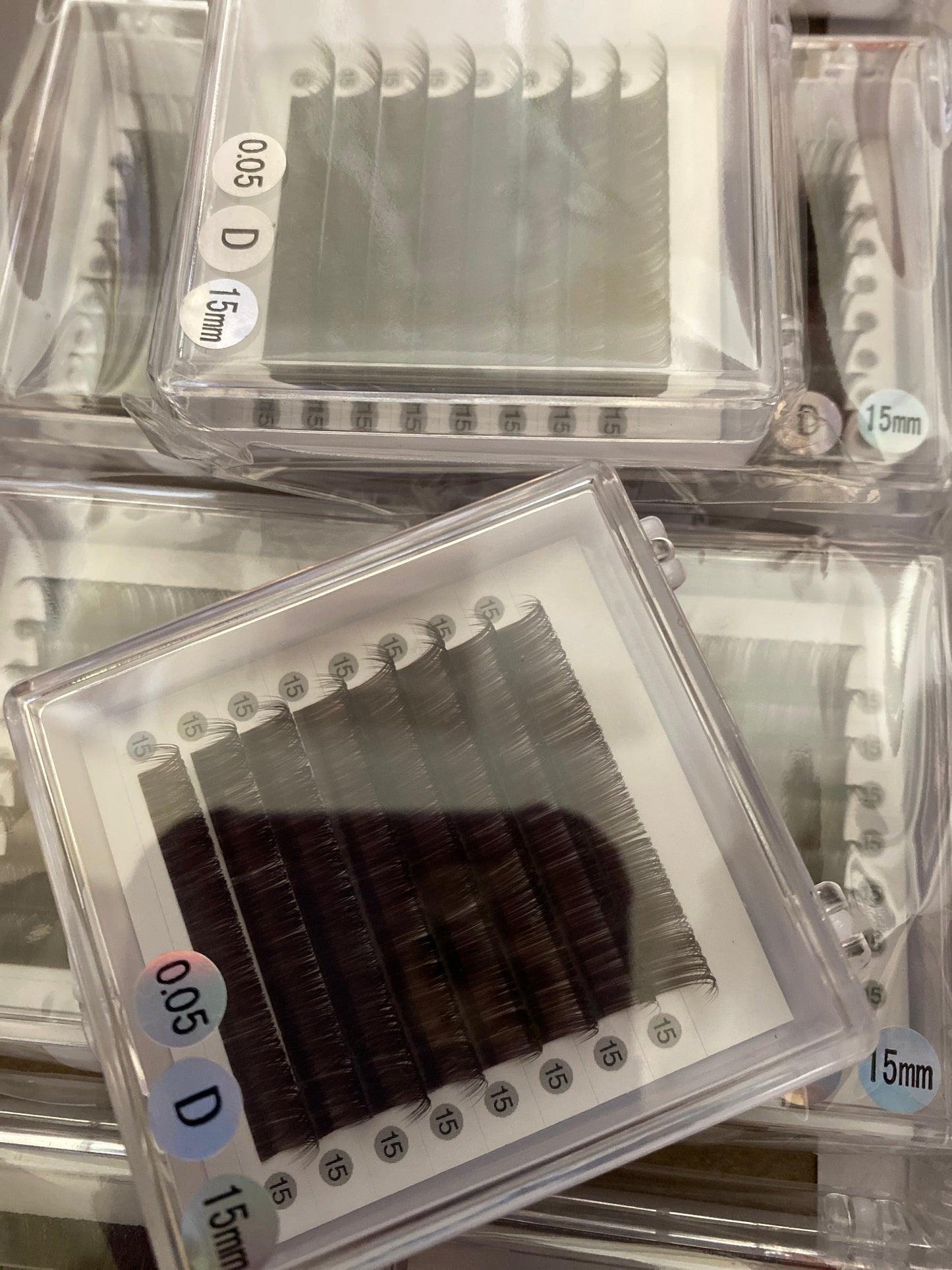 Espresso Brown-Black Color Lashes  【 8-lines】