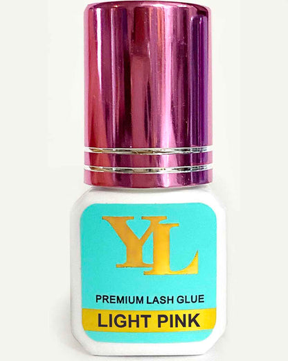 BABY PINK GLUE【TRANSPARENT FINISH】 0.5 to 1 Second FAST Drying STRONG / 8 Weeks Long Retention Glue 5ml【Made in Taiwan】