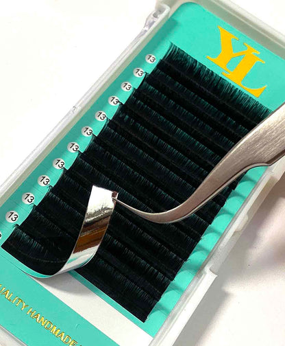 Cashmere Extra Matte Dark Black Lashes【0.03mm 12-lines】【BEST QUALITY EVER】