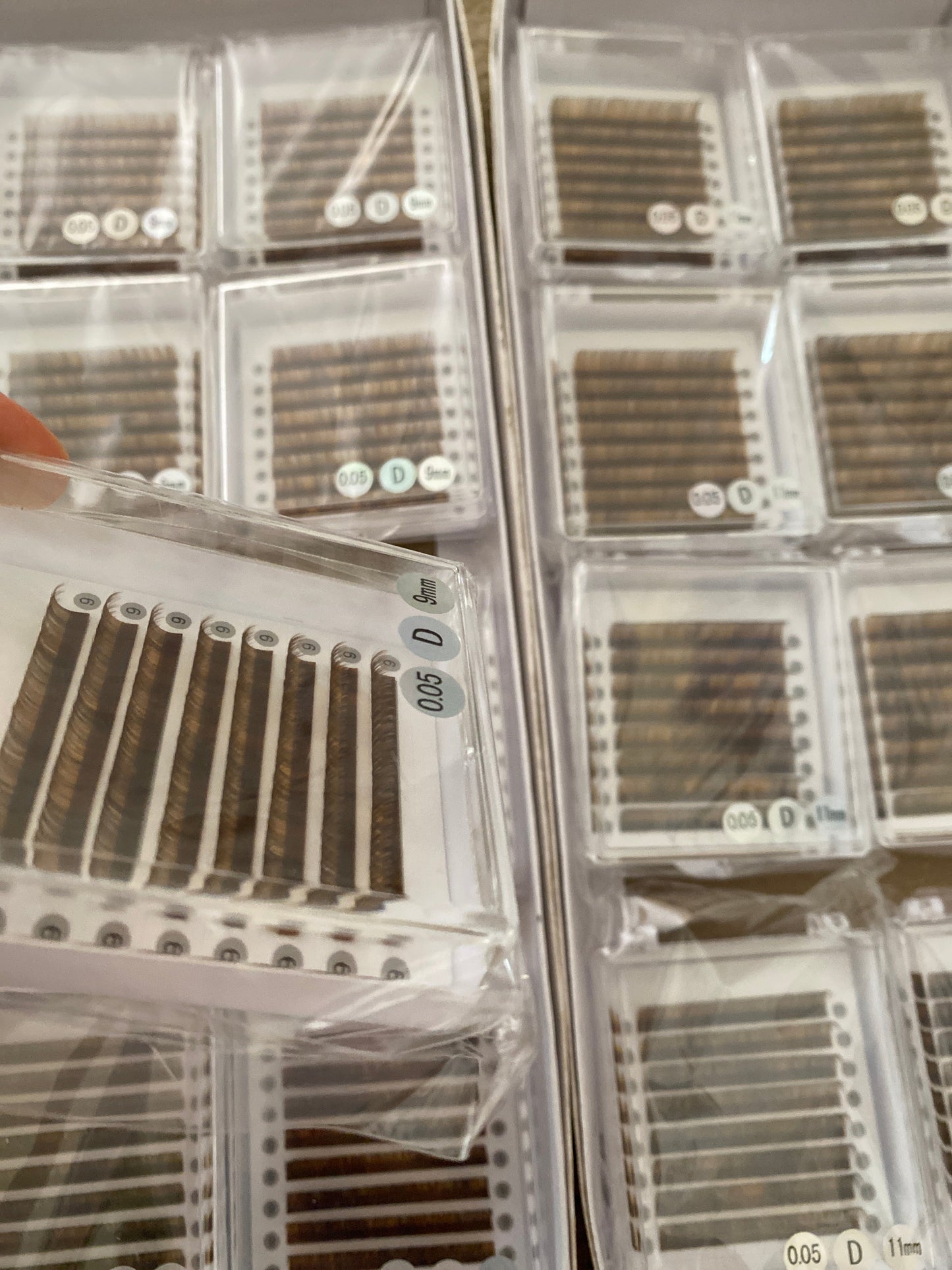 Mixed-Brown Color Lashes【 8-lines】