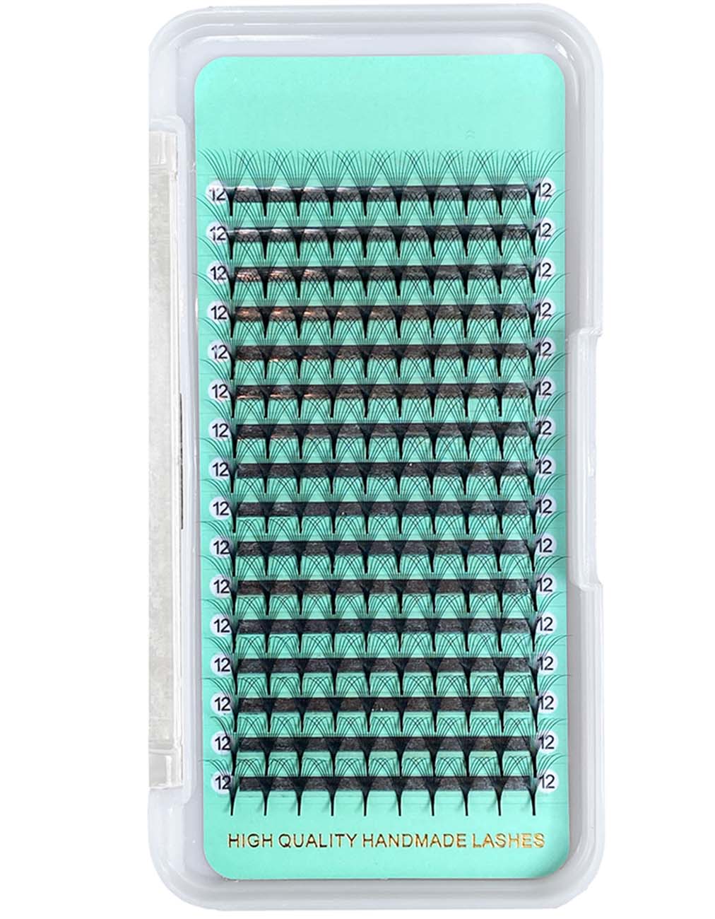 6D - 0.07mm Slim/Pointy Root Medium Stem Premade Fans 16 lines NO-Logo 160 fans 【Sale】