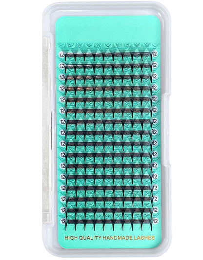 6D - 0.07mm Slim/Pointy Root Medium Stem Premade Fans 16 lines NO-Logo 160 fans 【Sale】