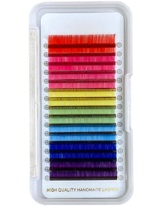 0.07mm Mixed Color Lashes 16 lines NO-Logo 【sale】