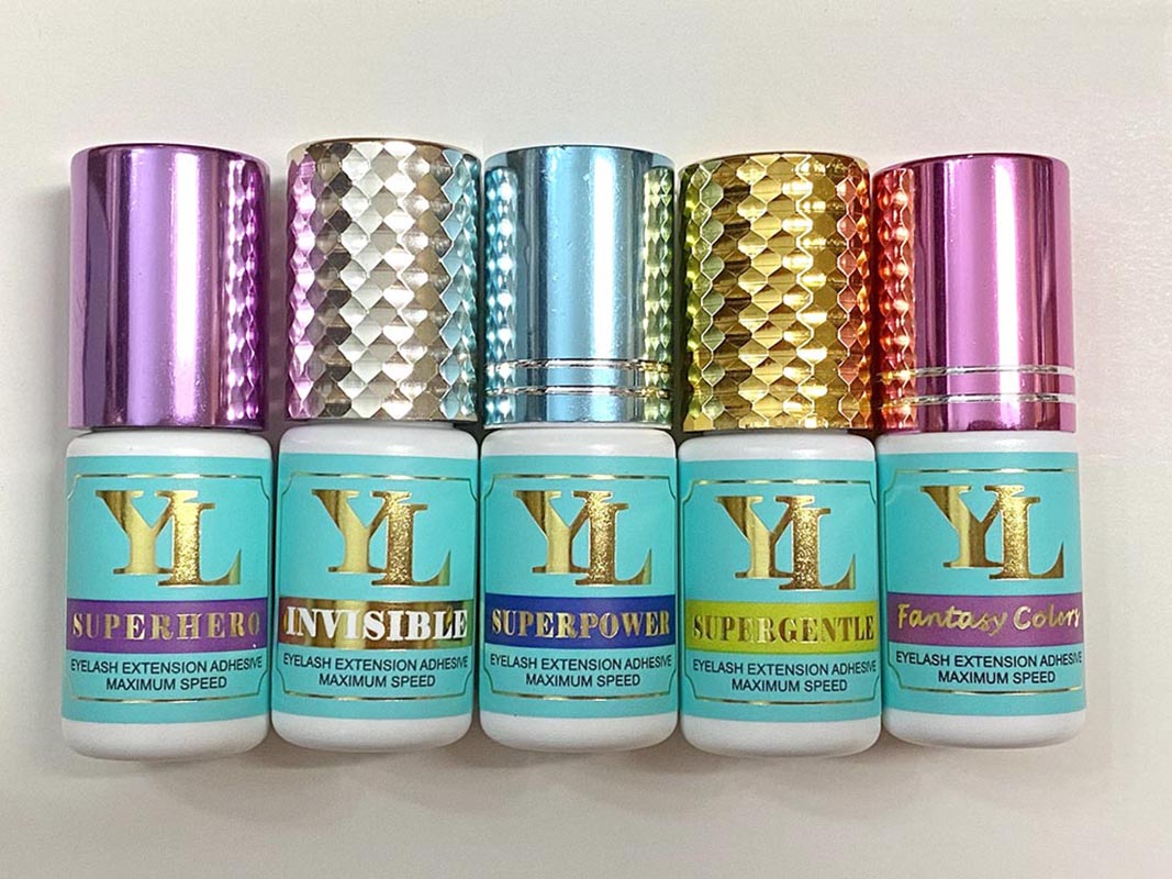 BABY PINK GLUE【Invisible Finish When Dry】 0.5 to 1 Second FAST Drying STRONG / 8 Weeks Long Retention Glue 5ml【Made in Taiwan】