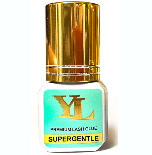 SUPER GENTLE Lash Glue- 1 to 2 Second Fast Drying -NO Smell Eyelash Extension Adhesive 5 ml Black