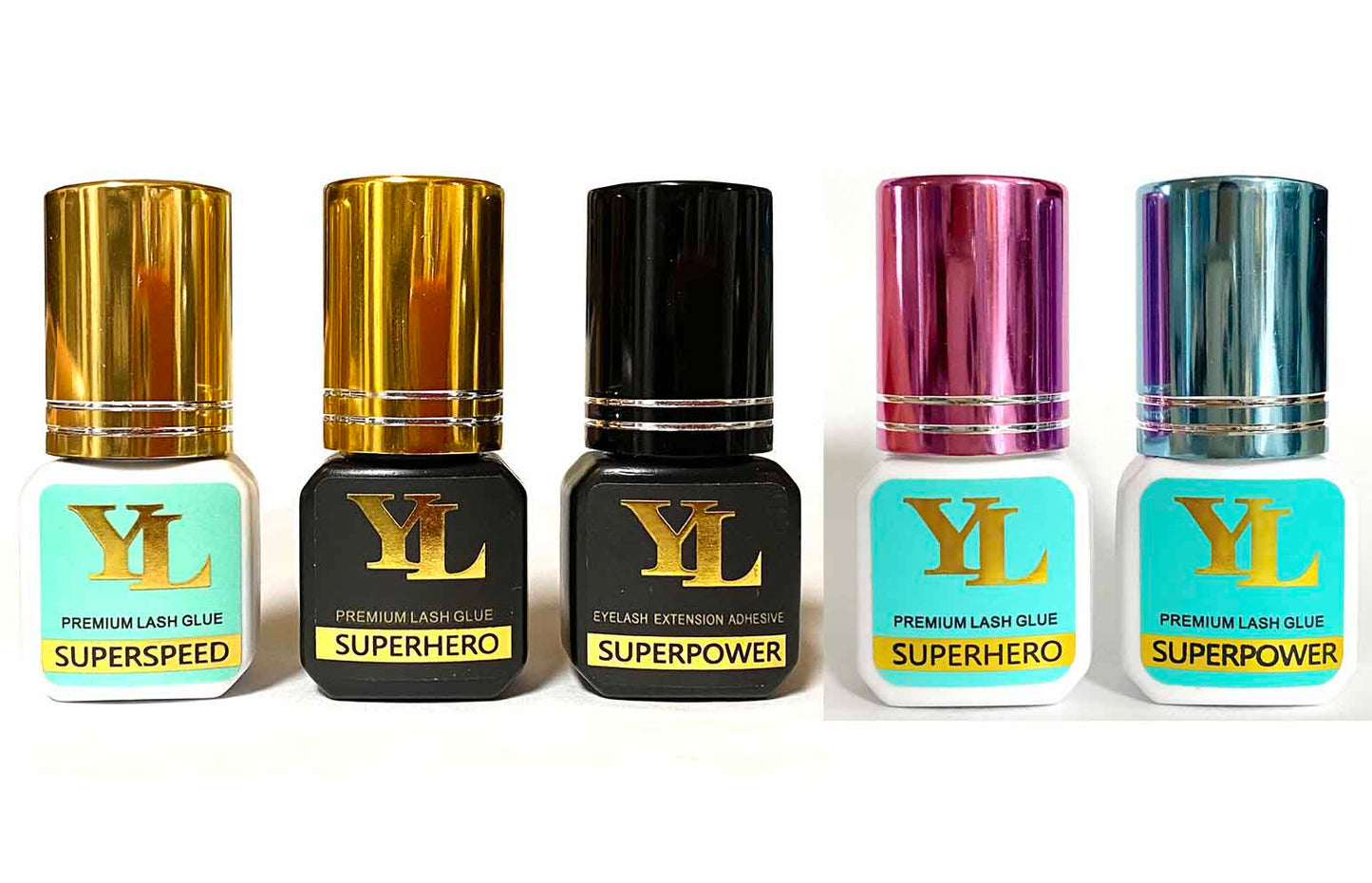 BABY PINK GLUE【TRANSPARENT FINISH】 0.5 to 1 Second FAST Drying STRONG / 8 Weeks Long Retention Glue 5ml【Made in Taiwan】