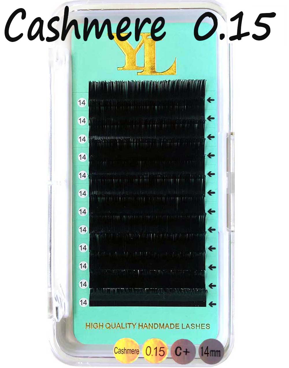 Classic Cashmere Matte Dark Black Lash 【0.15mm 12-lines】Best Quality Ever