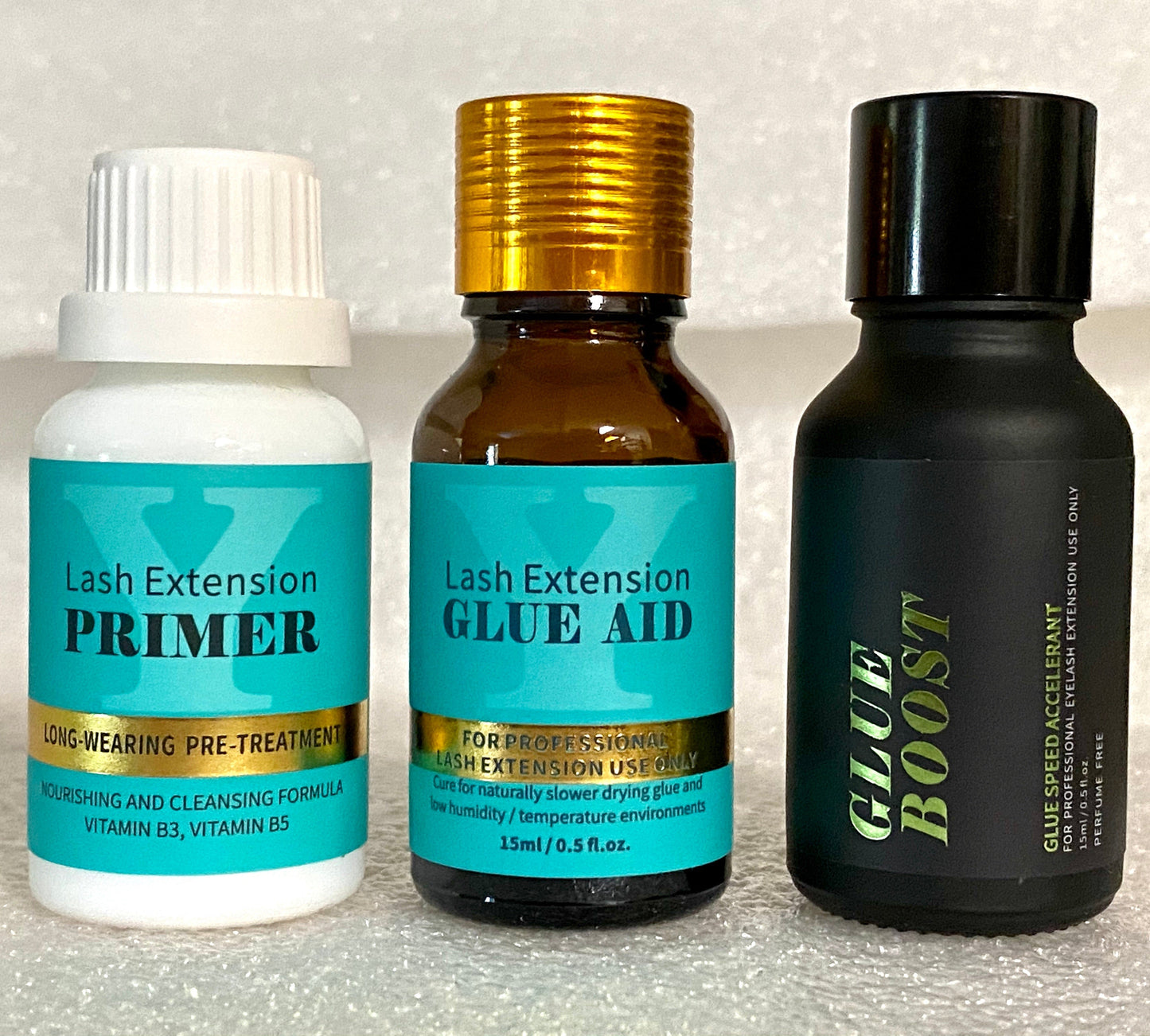 Lash Glue SUPER BOND, Glue Speed Accelerant/ Booster- Apply on lashes after extension【with Vitamin B3 & B5】Restore+Strengthen+Anti-loss