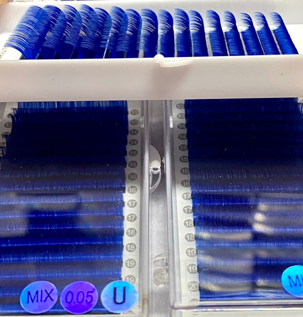 0.05mm Navy Blue Color Lash extension Tray