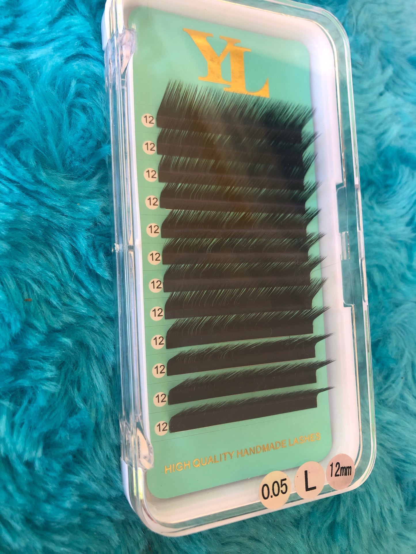 L curl lashes (70-degree, 30-degree)  【Best Quality Ever】0.03mm 0.05mm Cashmere Extra Matte Dark Black Lashes