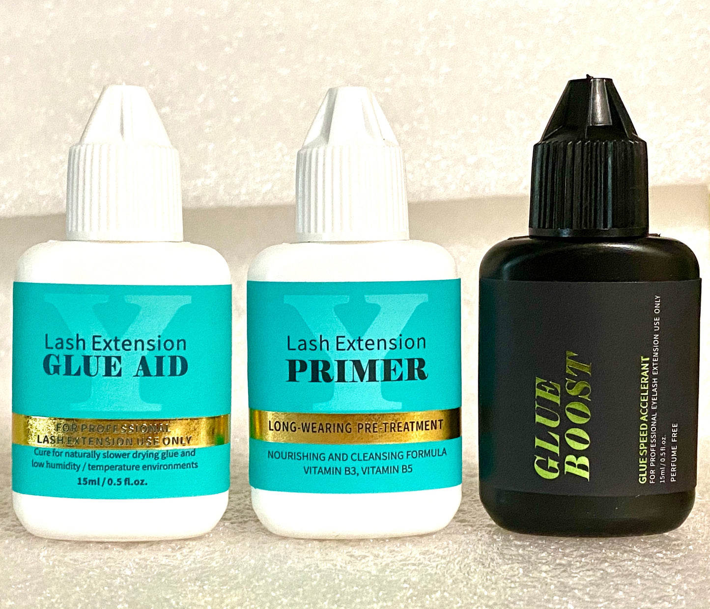 Lash Glue SUPER BOND, Glue Speed Accelerant/ Booster- Apply on lashes after extension【with Vitamin B3 & B5】Restore+Strengthen+Anti-loss