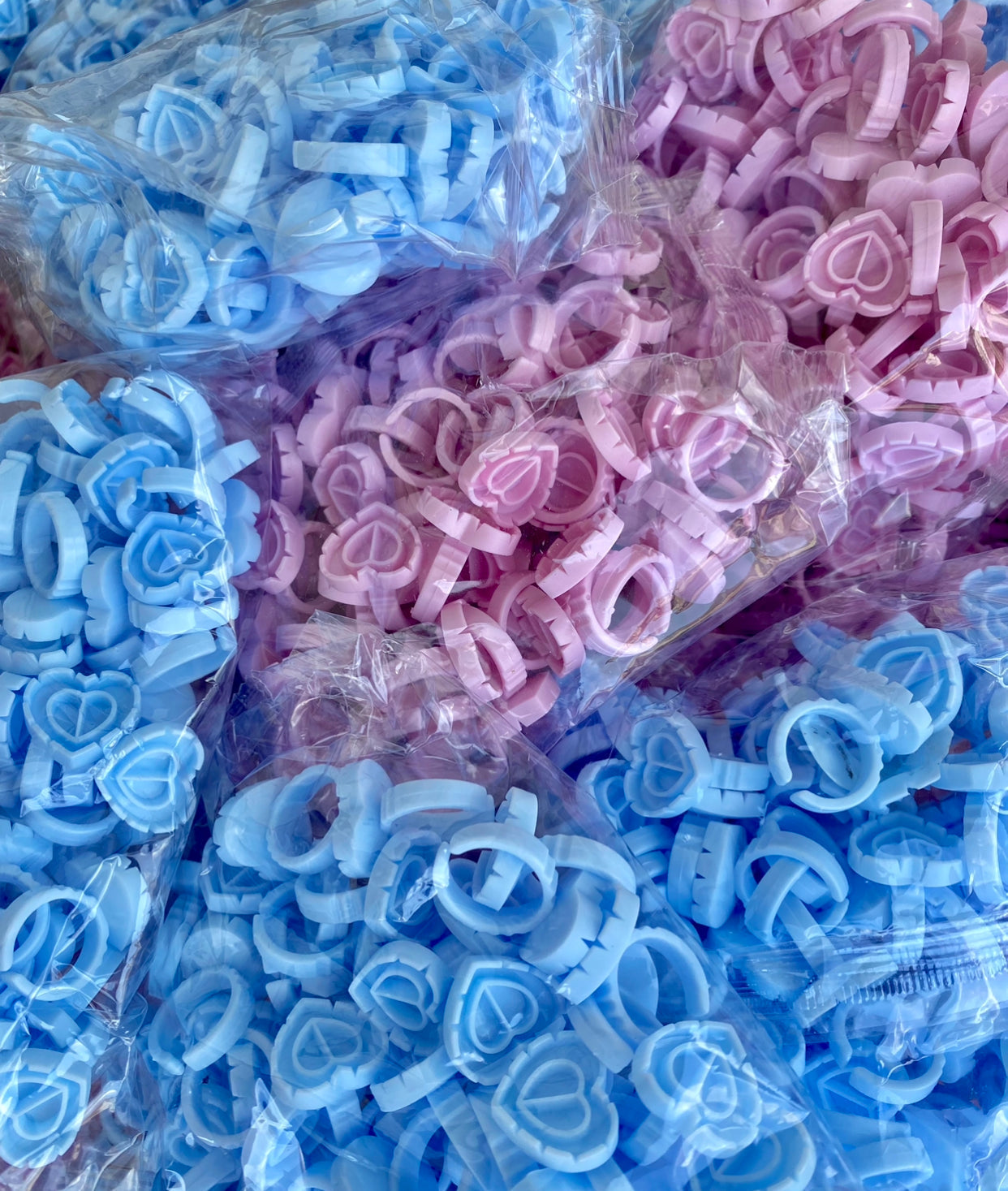 Round-Shaped Glue Rings 100pcs/pack