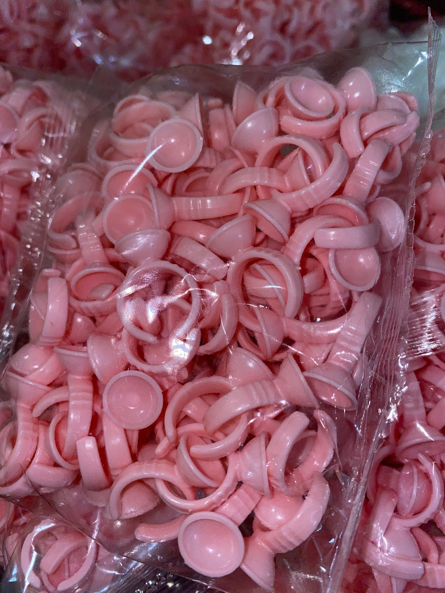 Glue Ring /many shapes - 100 pieces/pack ,