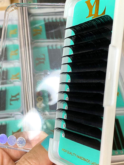Classic Cashmere Matte Dark Black Lashes 0.10mm 16 Rows NO-logo【Best Quality Ever】